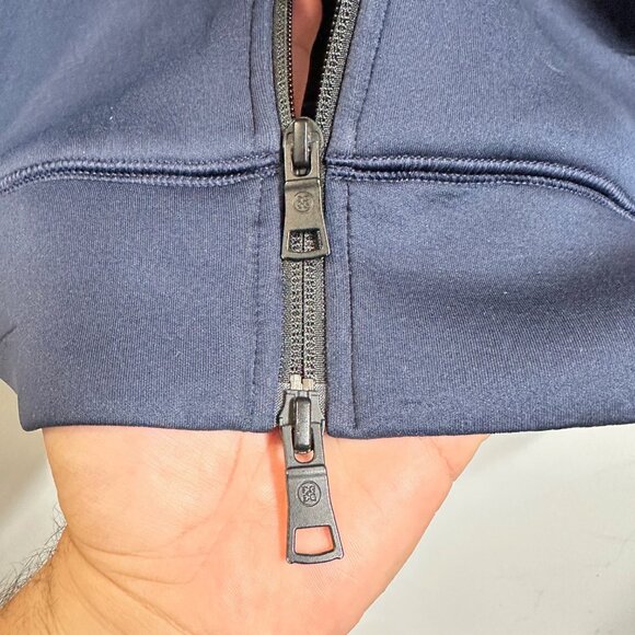 G/Fore Tech Hoodie Twilight Navy Blue G4 Full Zip Skull Golf Men's Medium - Picture 7 of 12